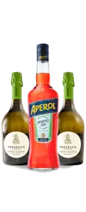 2 fl. Prosecco 1 fl. Aperol Spritz