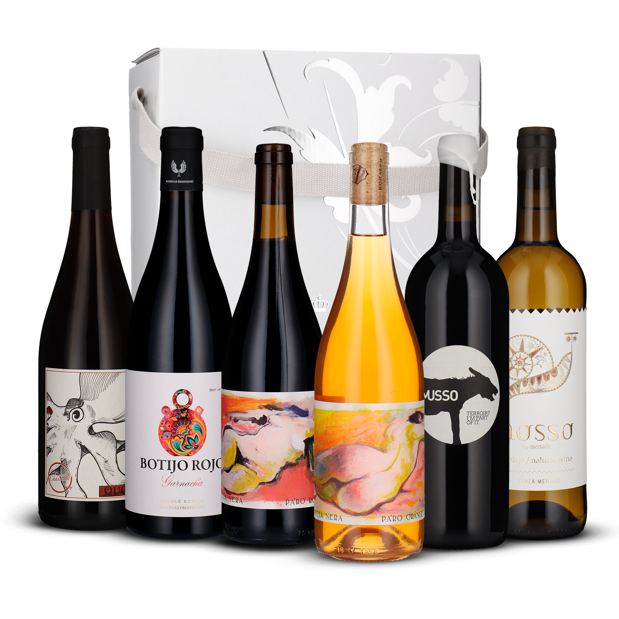 Smagekasse - Øko og Naturvin (6 flasker)