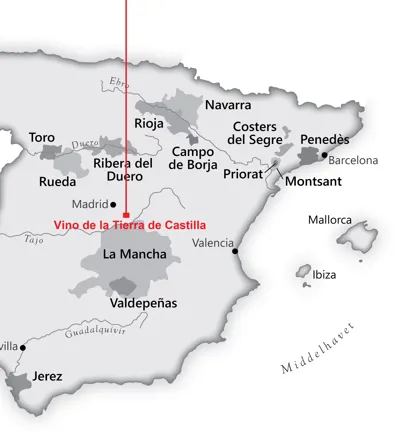 Fra <a href="/sog/?q=Castilla - La Mancha">castilla - la mancha</a> området i <a href="/sog/?q=spanien">Spanien</a>