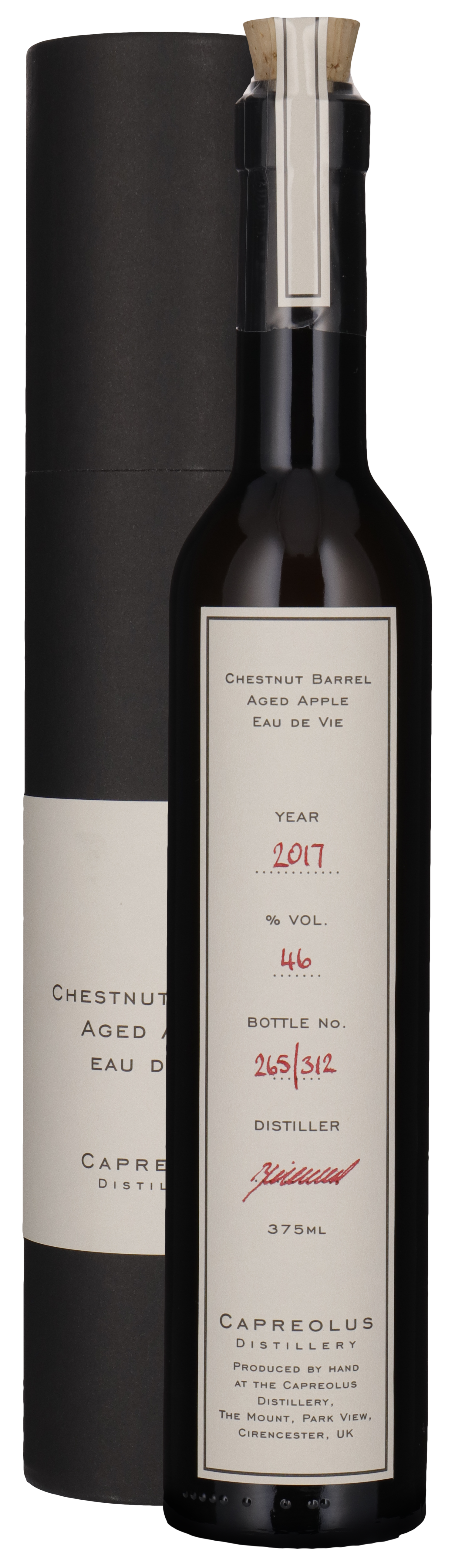 Chestnut Barrel Aged Apple Eau de Vie 2017