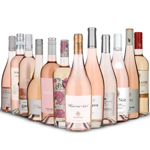 Kæmpe rosé smagekasse (12 flasker)