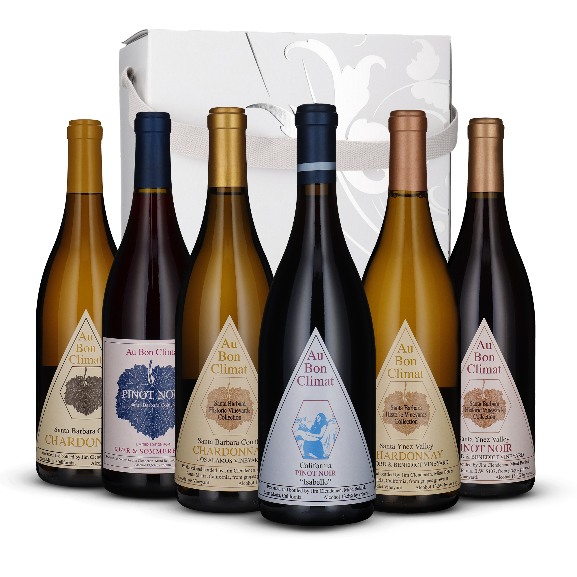 Au Bon Climat smagekasse (6 flasker)