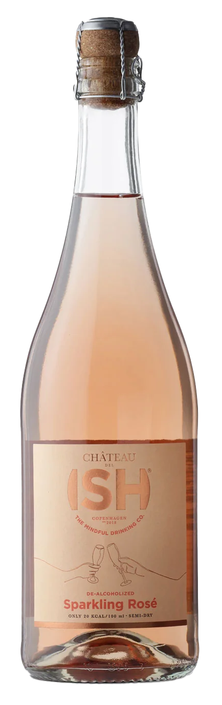 ISH Sparkling Rosé, alkoholfri (+pant)