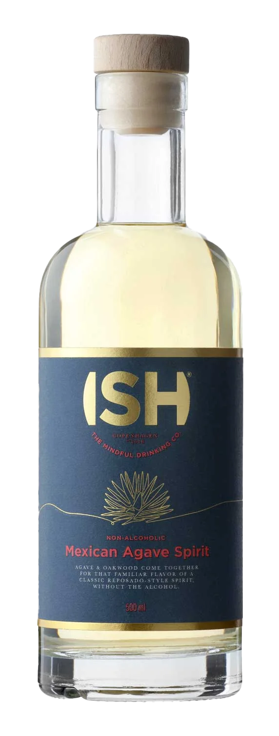 ISH Tequila, Mexican Agave Spirit, alkoholfri