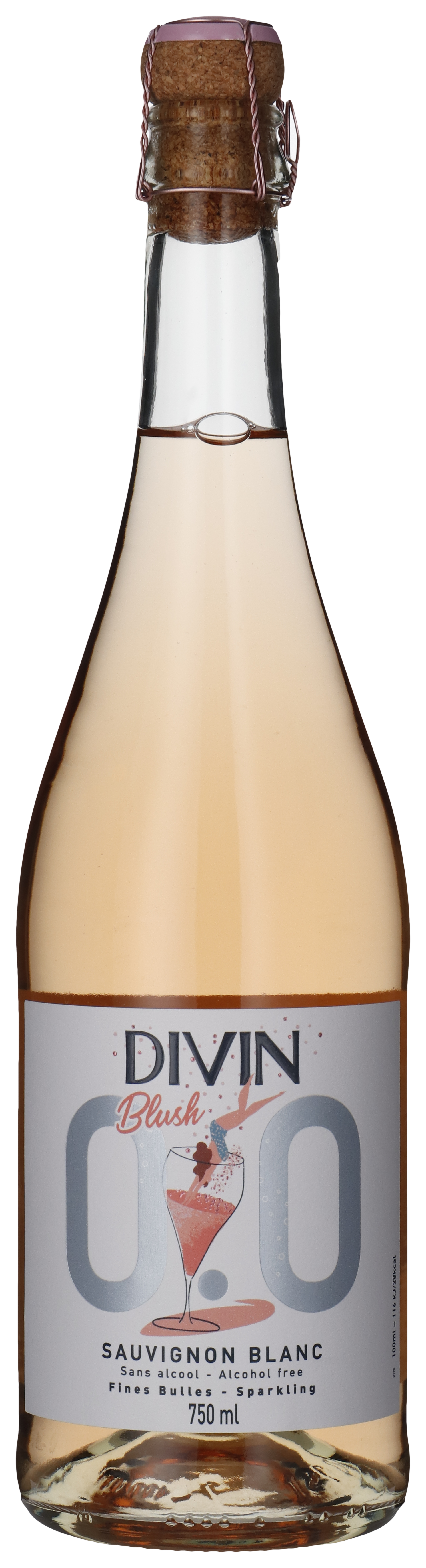 0.0% Sparkling Sauvignon Blanc Blush