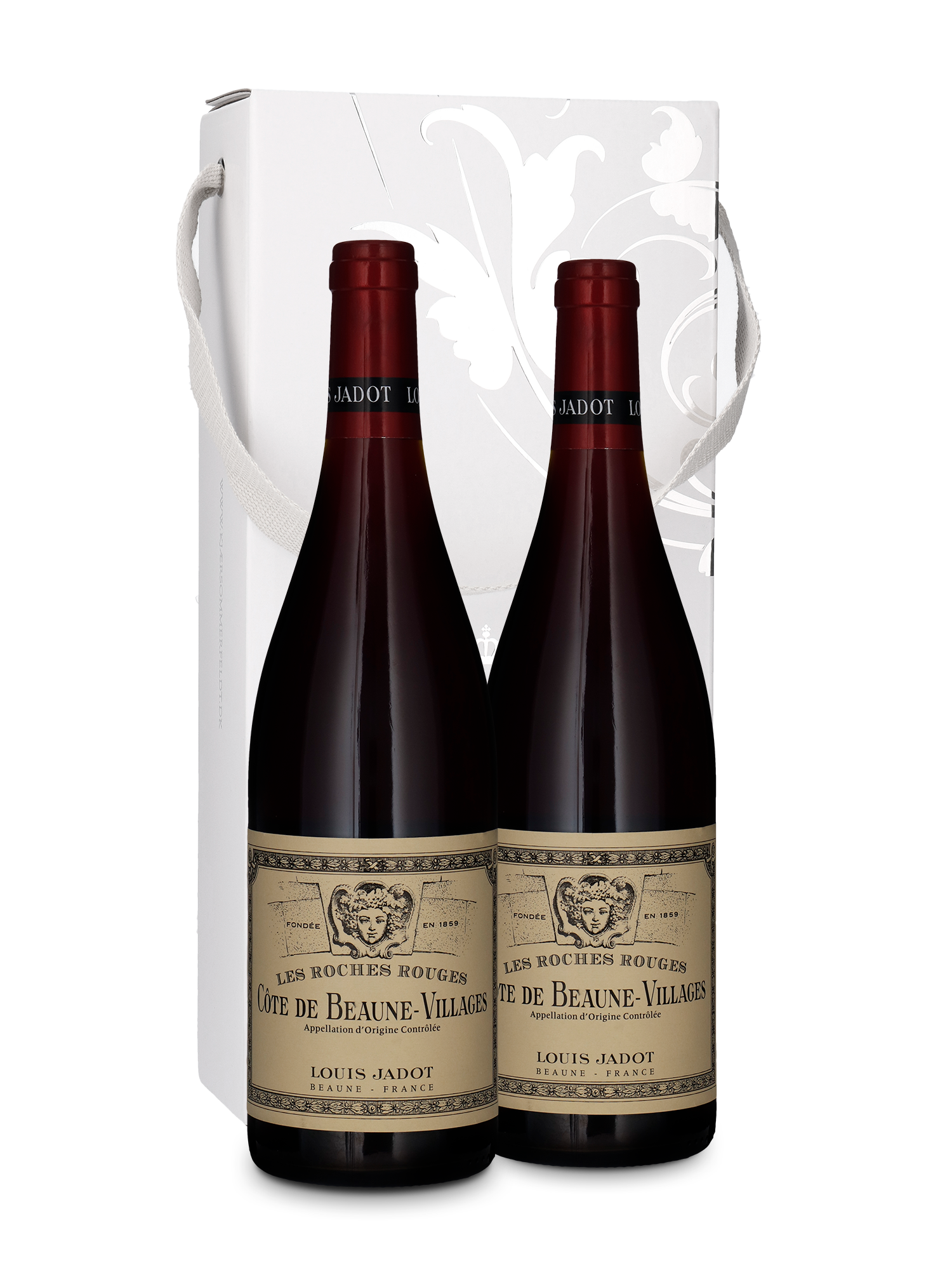 Bourgogne Rouge Maison Louis Jadot i gaveæske (2 flasker)