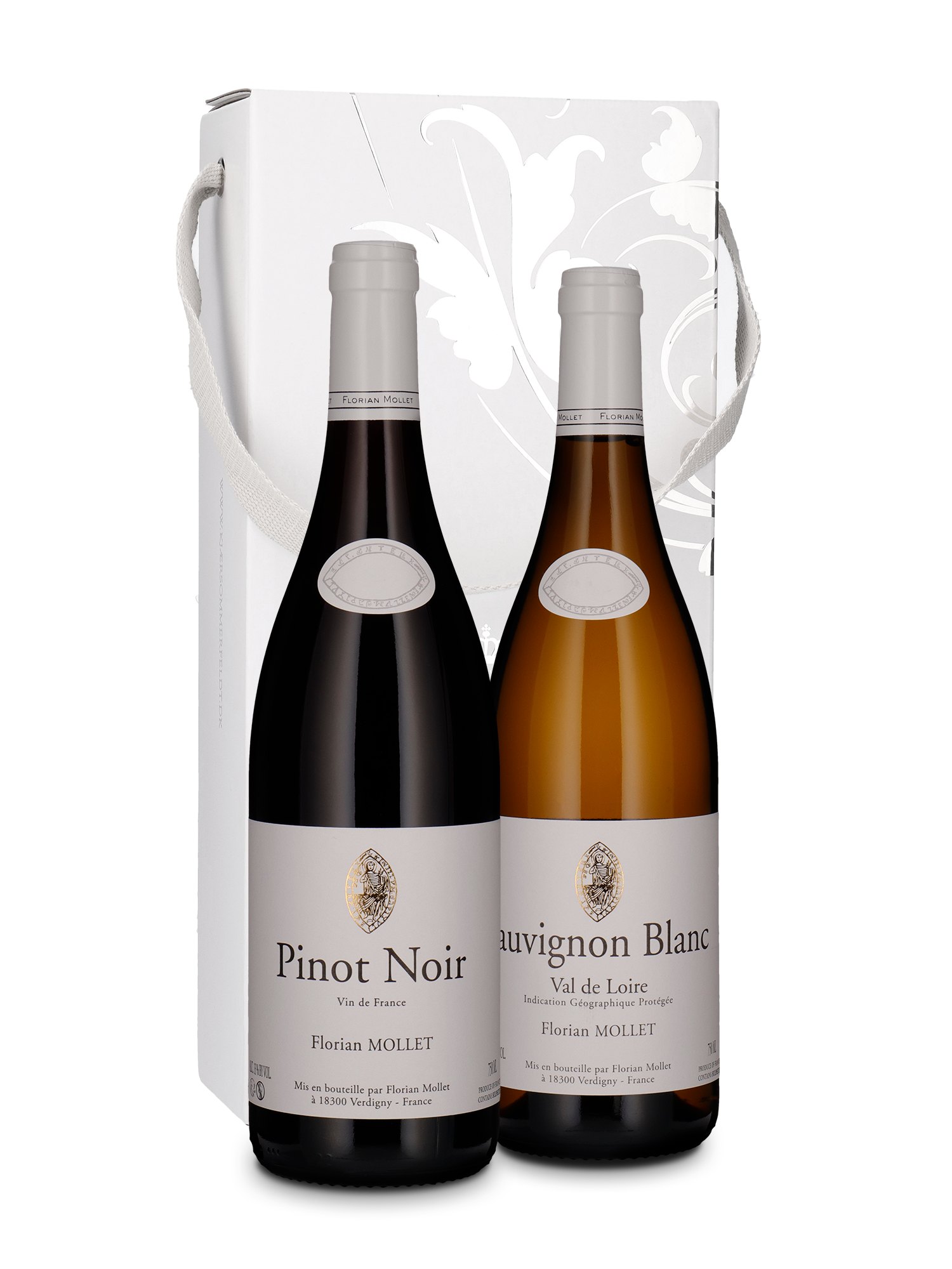 Florian Mollet - Loire i gaveæske (2 flasker)