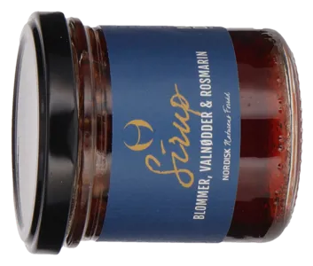 Sirup - blomme & valnød, Nordisk, 165 ml.