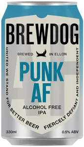 BrewDog Punk, Alkoholfri, Dåse (24x33cl +pant)