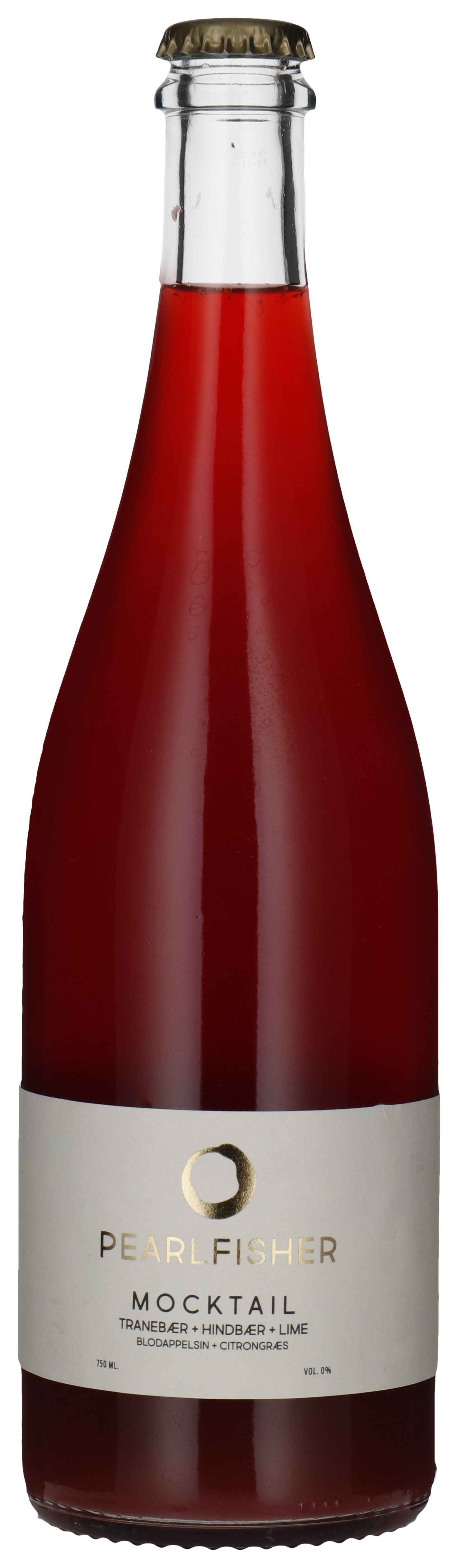 Mocktail - Tranebær, Hindbær & Lime, 750 ml