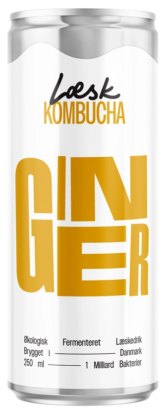 Kombucha Ginger (24 x 25cl dåse + pant)