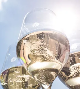 Sprudlende Blanc De Blanc smagning